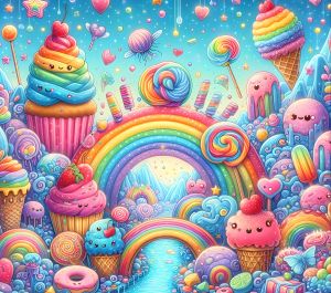 Counted Cross Stitch - Rainbow Delight - Digital Download PDF download file (Copy) Charlie's Official Store