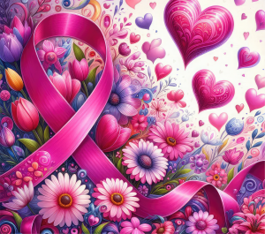 Counted Cross Stitch - Pink Ribbon Breast Cancer - Digital Download PDF download file (Copy) Charlie's Official Store