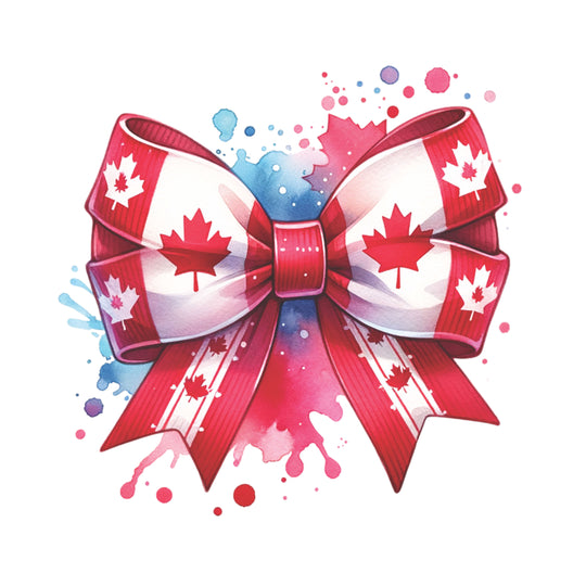 Counted Cross Stitch - Canadian Bow - Digital Download PDF download file