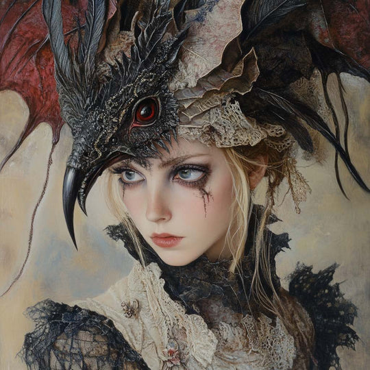 Counted Cross Stitch Cockatrice Women #3 - Digital Download PDF download file