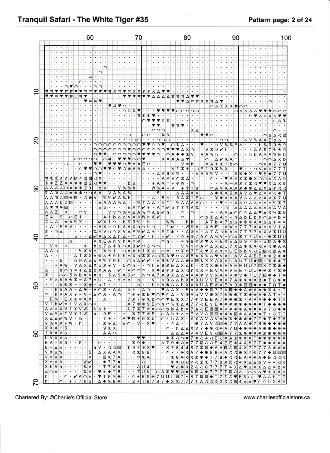 Counted Cross Stitch - Blooms In A Vase #8 - Digital Download PDF Charlie's Official Store