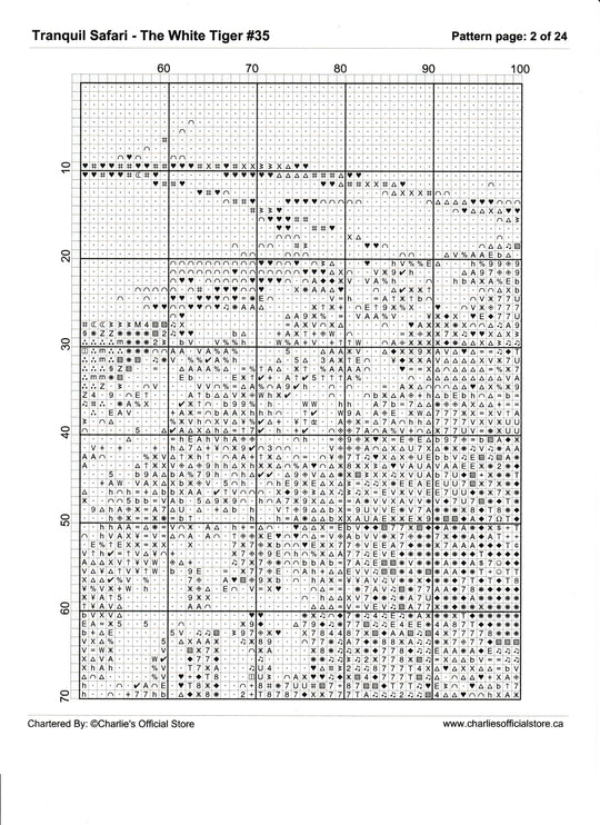 Counted Cross Stitch - Blooms In A Vase #8 - Digital Download PDF Charlie's Official Store