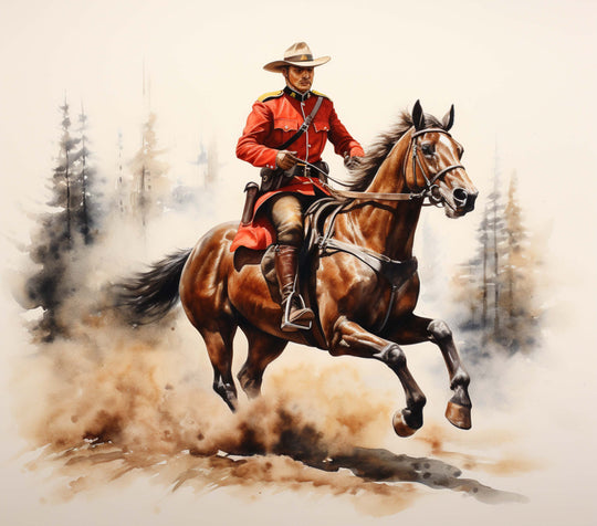 Counted Cross Stitch - A Royal Canadian Mounted Police - Digital Download PDF download file