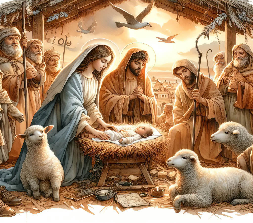 Counted Cross Christmas Nativity Scene Digital Download PDF Format (Copy) Charlie's Official Store