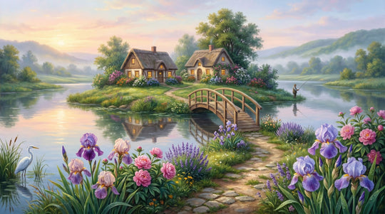 Counted Cross Stitch - Summer Retreat - Digital Download PDF File Charlie's Official Store