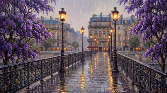 Counted Cross Stitch - Spring Rain In Paris - Digital Download PDF File (Copy) Charlie's Official Store