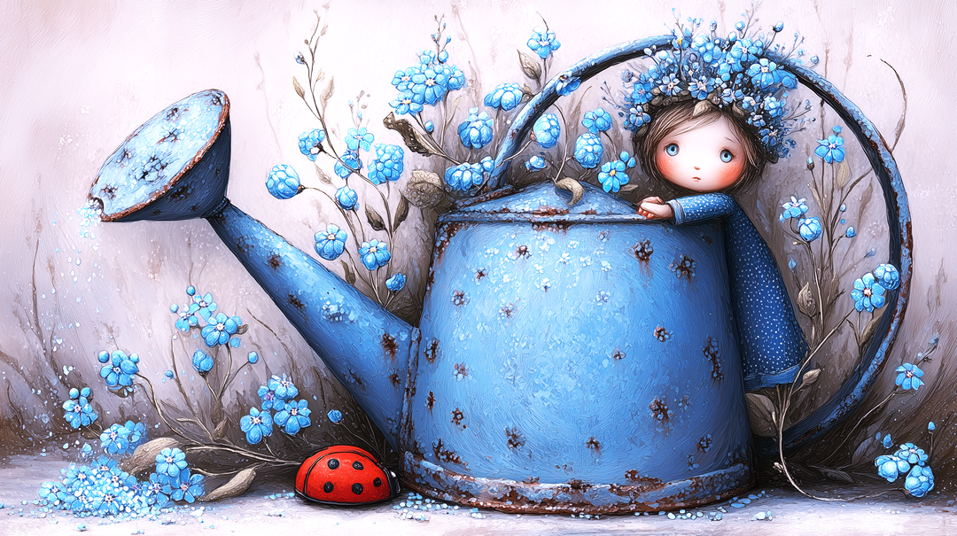 Counted Cross Stitch - Keeper Of Blue Whispers - Digital Download PDF File Charlie's Official Store
