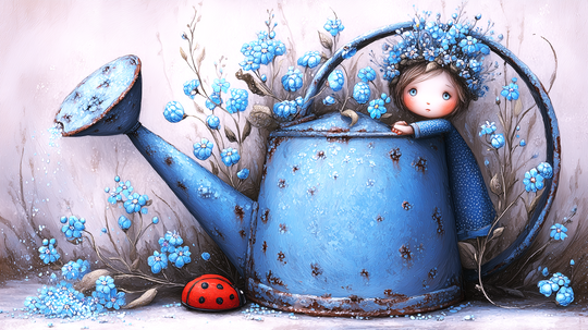 Counted Cross Stitch - Keeper Of Blue Whispers - Digital Download PDF File Charlie's Official Store