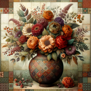 Counted Cross Stitch - Blooms In A Vase #7 - Digital Download PDF (Copy) Charlie's Official Store