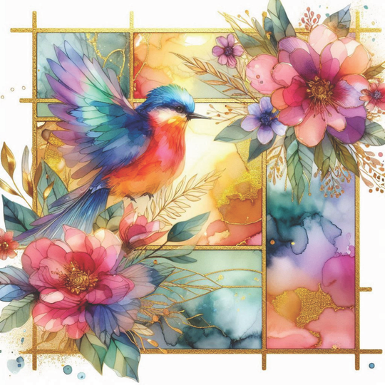 Counted Cross Stitch - Bird #2 - Digital Download PDF download file