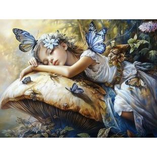 Counted Cross Stitch - Sleepy Alice - Digital Downlod PDF Charlie's Official Store