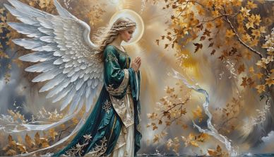 Counted Cross Stitch - Autumn Angel Of Hope - Digital Downlod PDF Charlie's Official Store