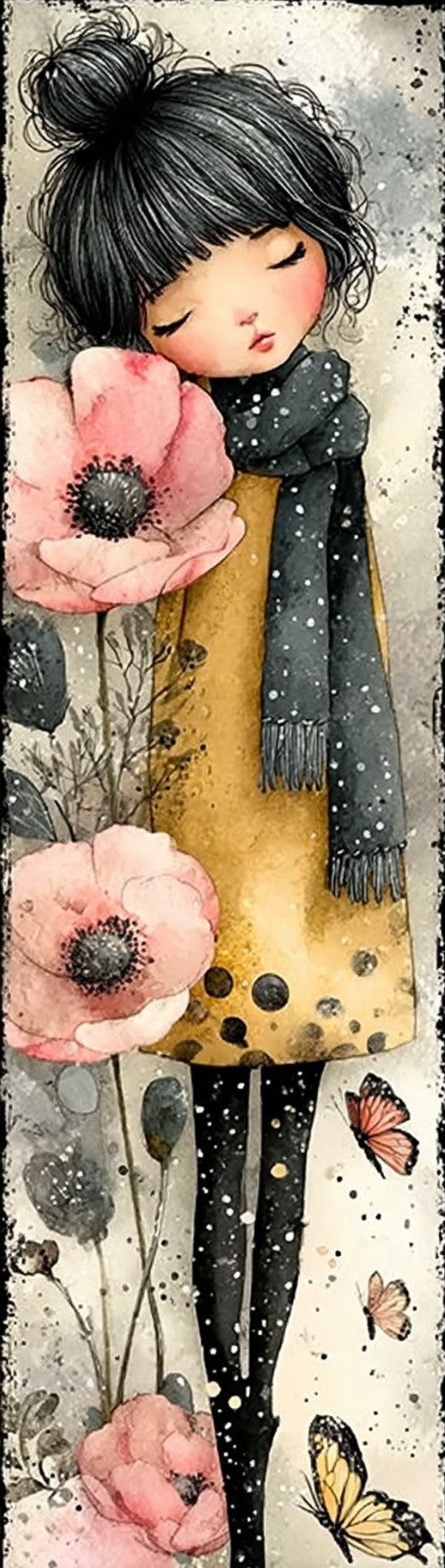 Counted Cross Stitch Quirky Girl - 3J Digital Download PDF File Charlie's Official Store