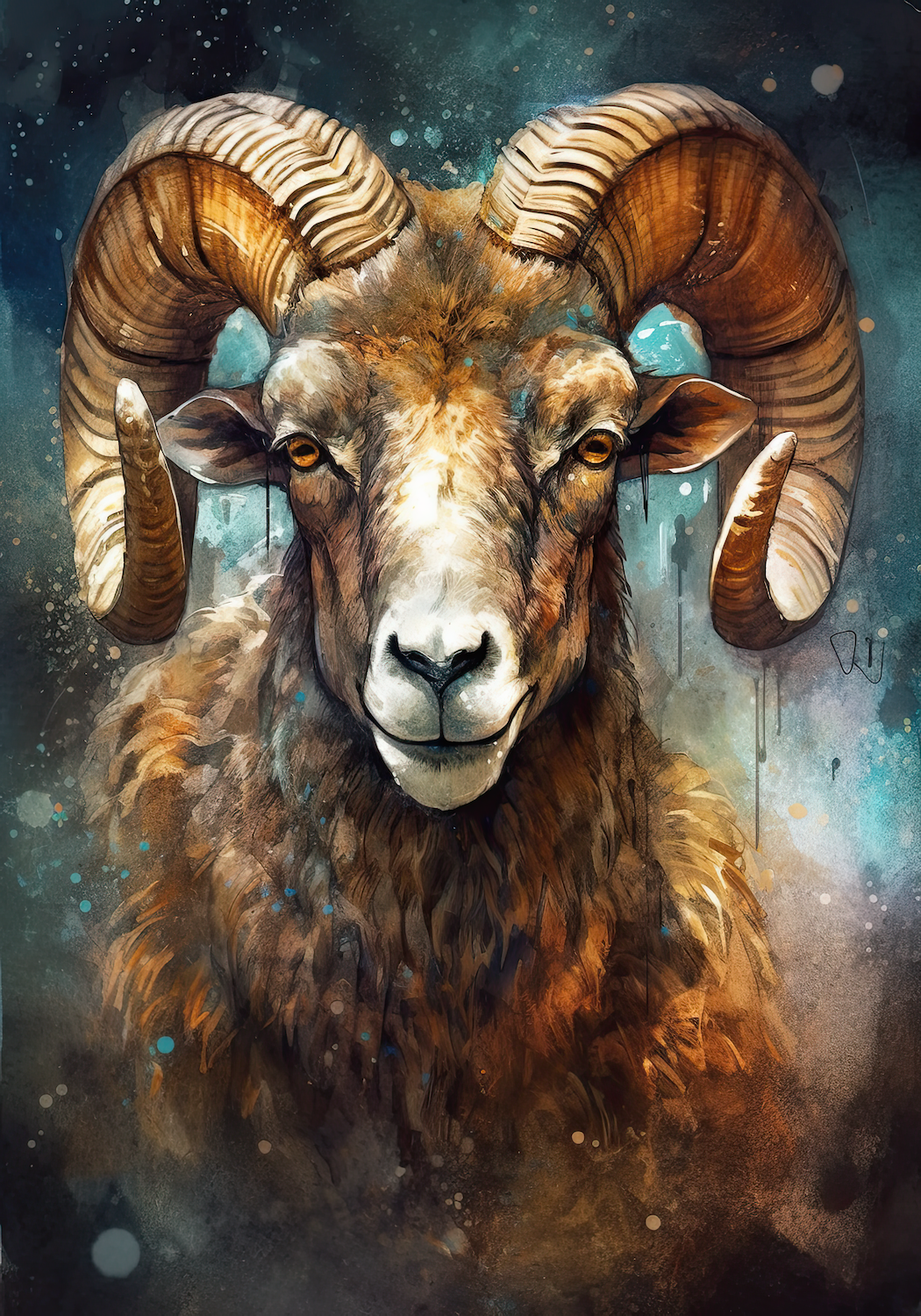 Zodiac - Aries Counted Cross Stitch Digital Download - Charlie's Diamond Painting