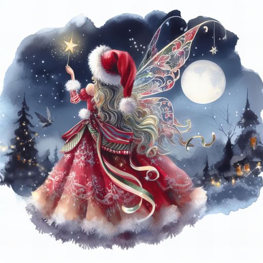 Counted Cross Stitch - Christmas Fairy #8 - Digital Download PDF download file (Copy) Charlie's Official Store
