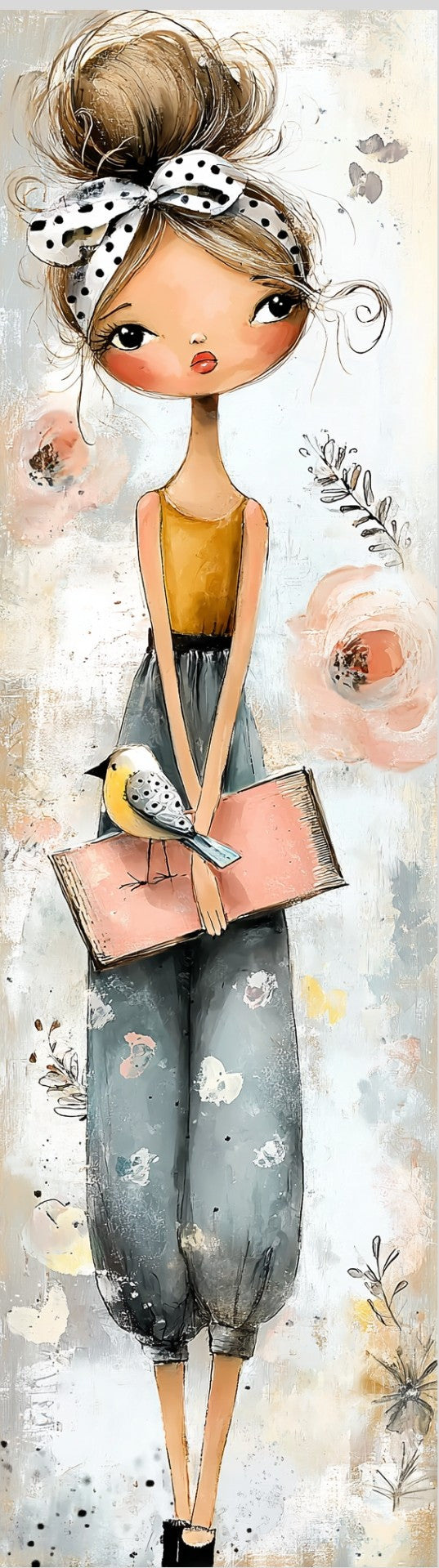 Counted Cross Stitch Quirky Girl - 1a Digital Download PDF File Charlie's Official Store