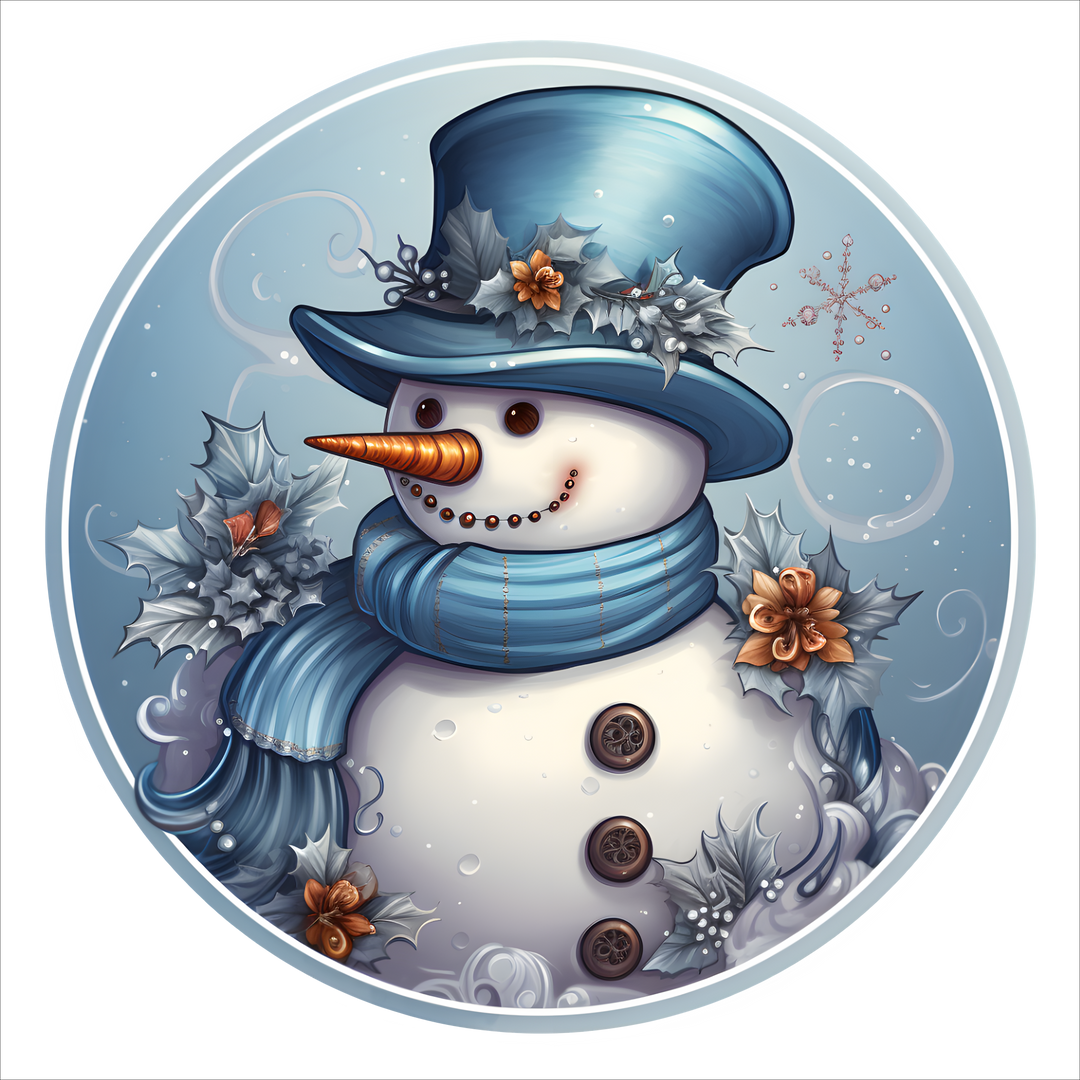 "Cuttie" The Snowman Counted Cross Stitch Digital Download - Charlie's Diamond Painting