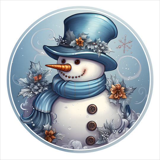 "Cuttie" The Snowman Counted Cross Stitch Digital Download - Charlie's Diamond Painting