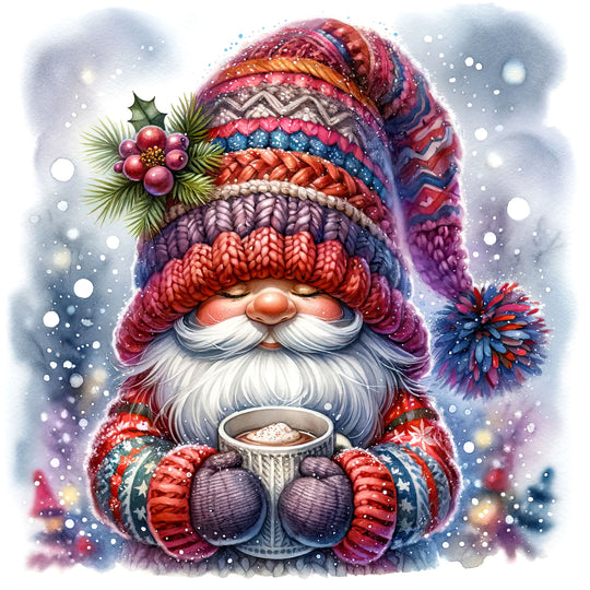 Paint By Number Christmas Gnome - 1 (50*50cm) Charlie's Official Store Ltd