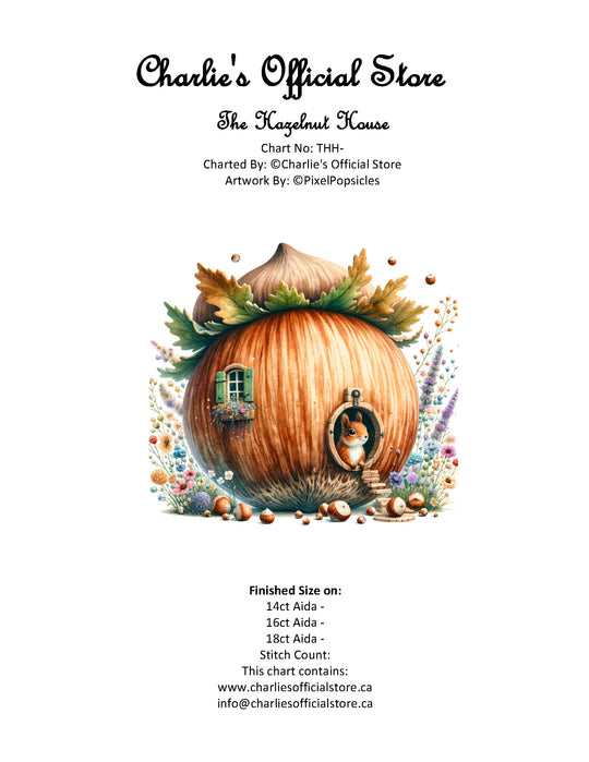 Counted Cross Stitch The Hazelnut House Digital Download Charlie's Official Store