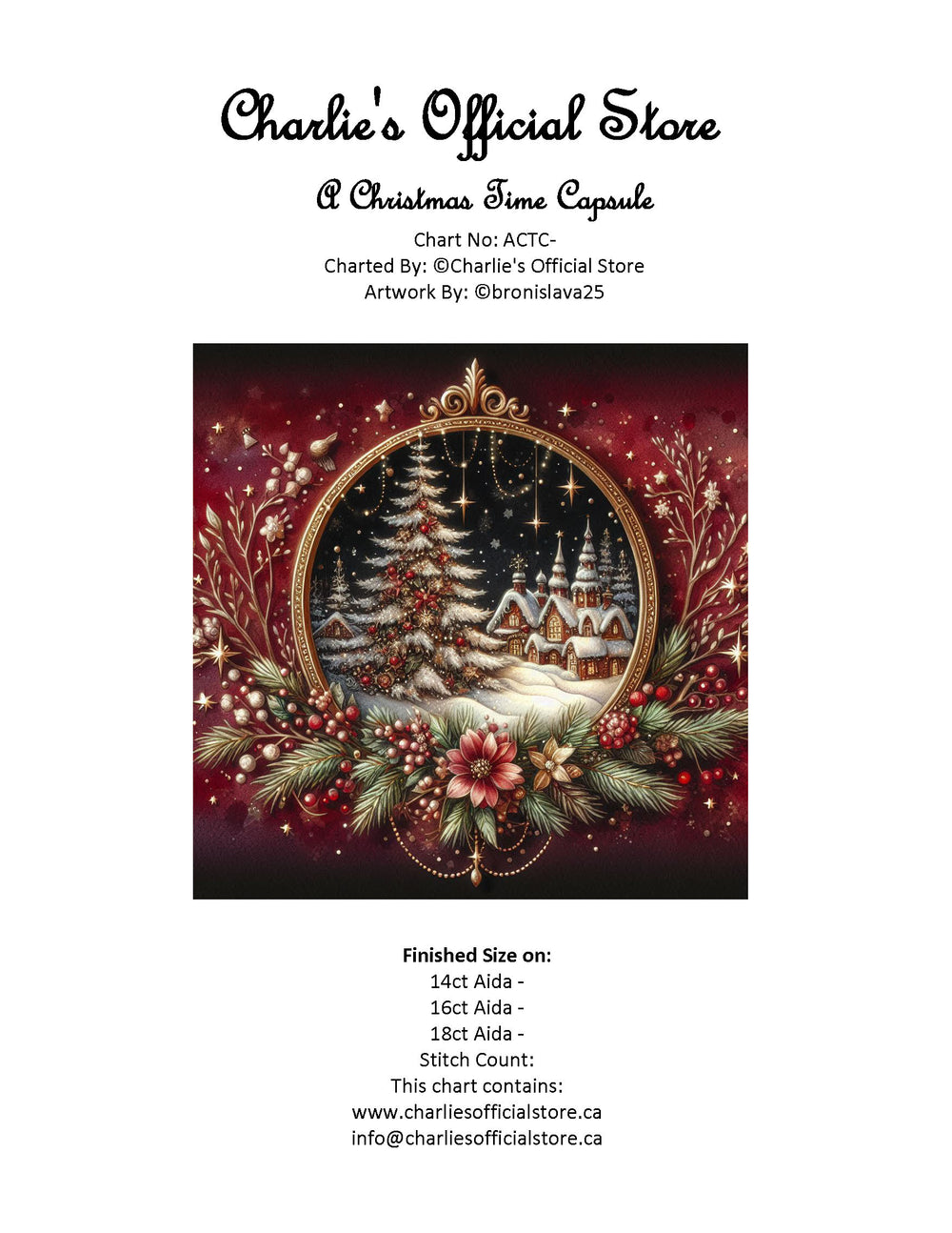 Diamond Painting A Christmas Time Capsule Round & Square Full Coverage Charlie's Official Store