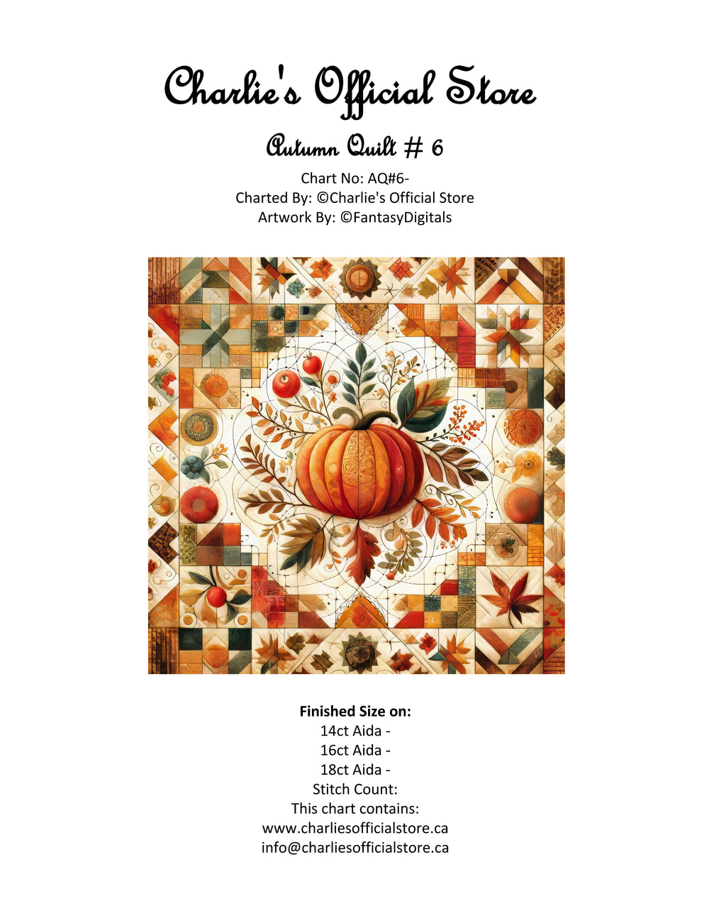 Counted Cross-Stitch Cute Halloween Witch - 1 Full Coverage Digital Download PDF File Charlie's Official Store