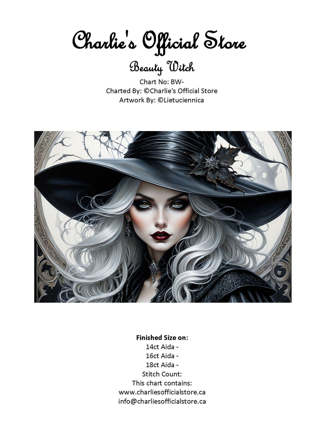 Counted Cross Stitch - Christmas Tree - Digital Download PDF File Charlie's Official Store