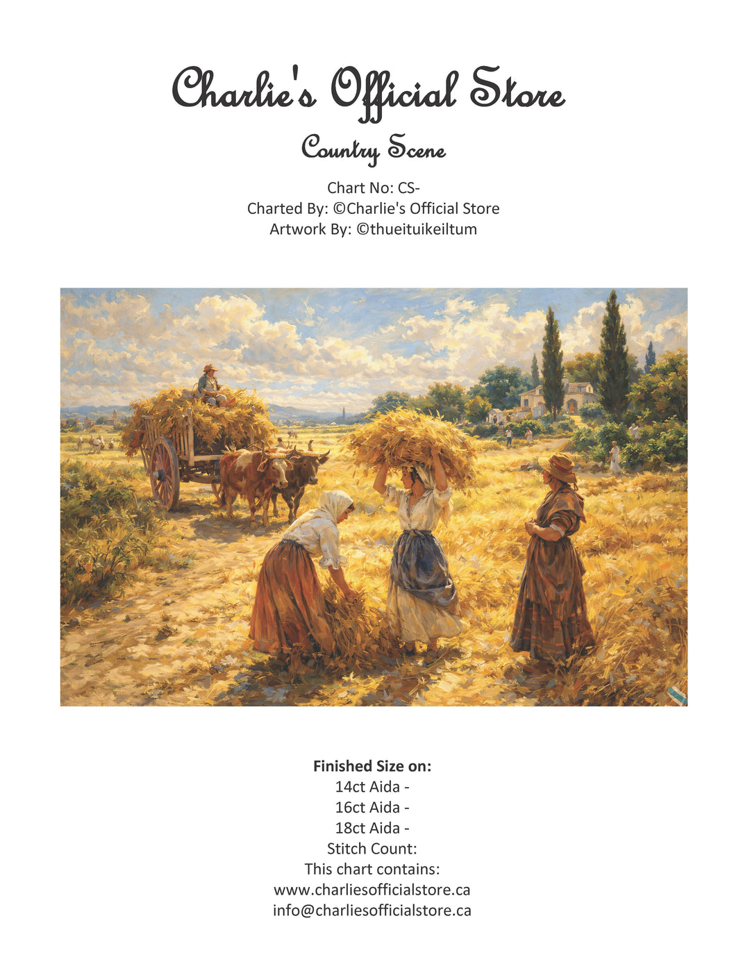 Counted Cross Stitch - Rustic Horse At The Floral Fence - Digital Download PDF File Charlie's Official Store