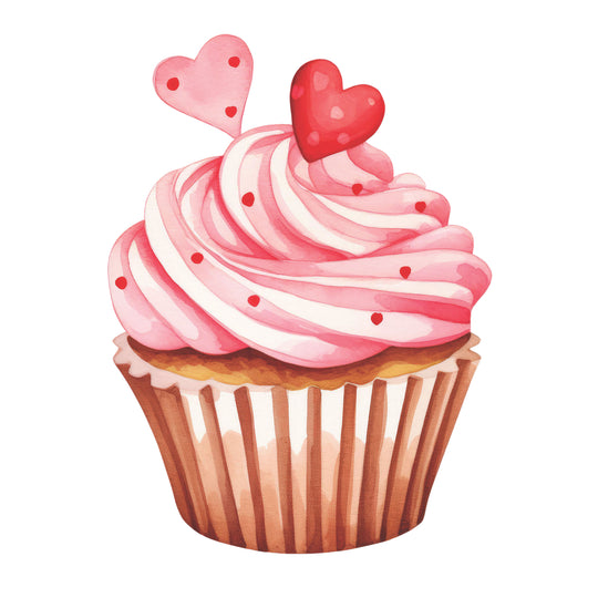 Counted Cross Stitch - Valentine Cupcake - Partial Coverage Digital Download PDF File (Copy) Charlie's Official Store