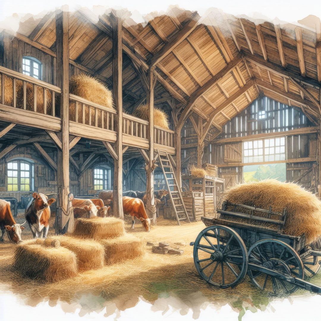 Counted Cross Stitch Inside The Barn Digital Download Charlie's Official Store