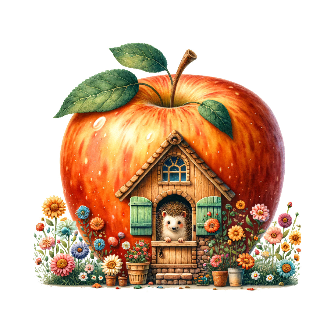 Diamond Painting Apple House Full Coverage Charlie's Official Store