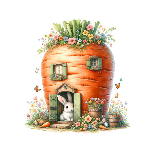 Diamond Painting Carrot House Full Coverage Charlie's Official Store