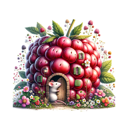 Counted Cross Stitch The Raspberry House Digital Download Charlie's Official Store