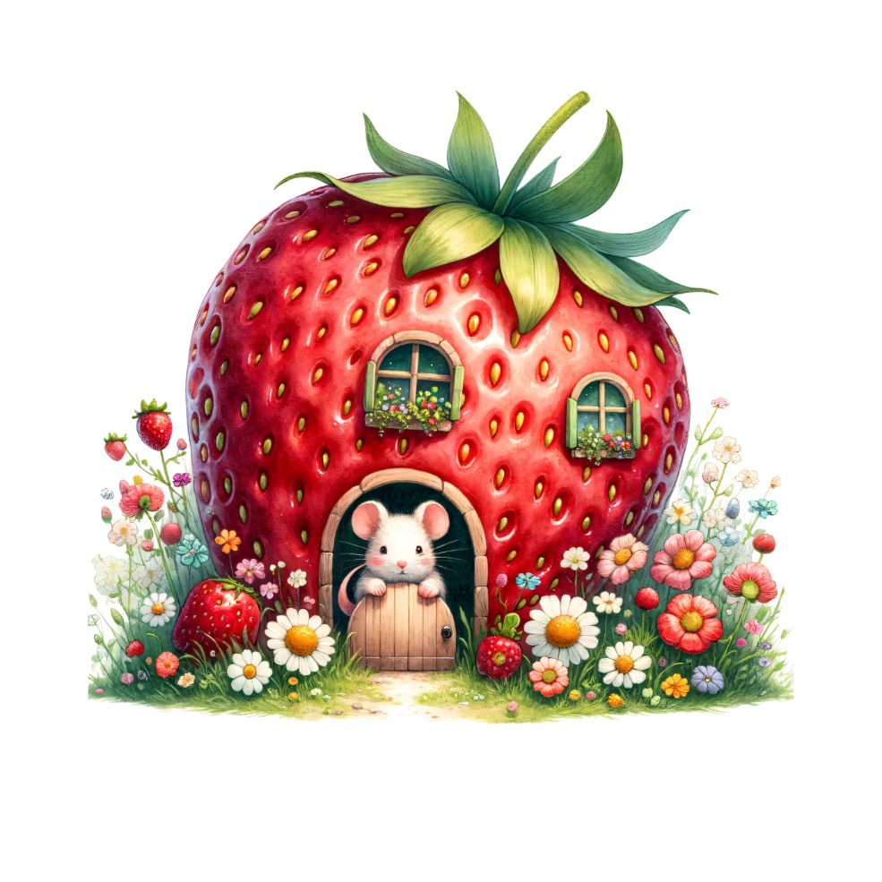 Diamond Painting Strawberry House Full Coverage Round and Square (Copy) Charlie's Official Store