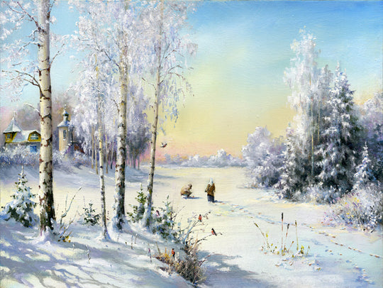 Winter Village Counted Cross Stitch Digital Download - Charlie's Diamond Painting