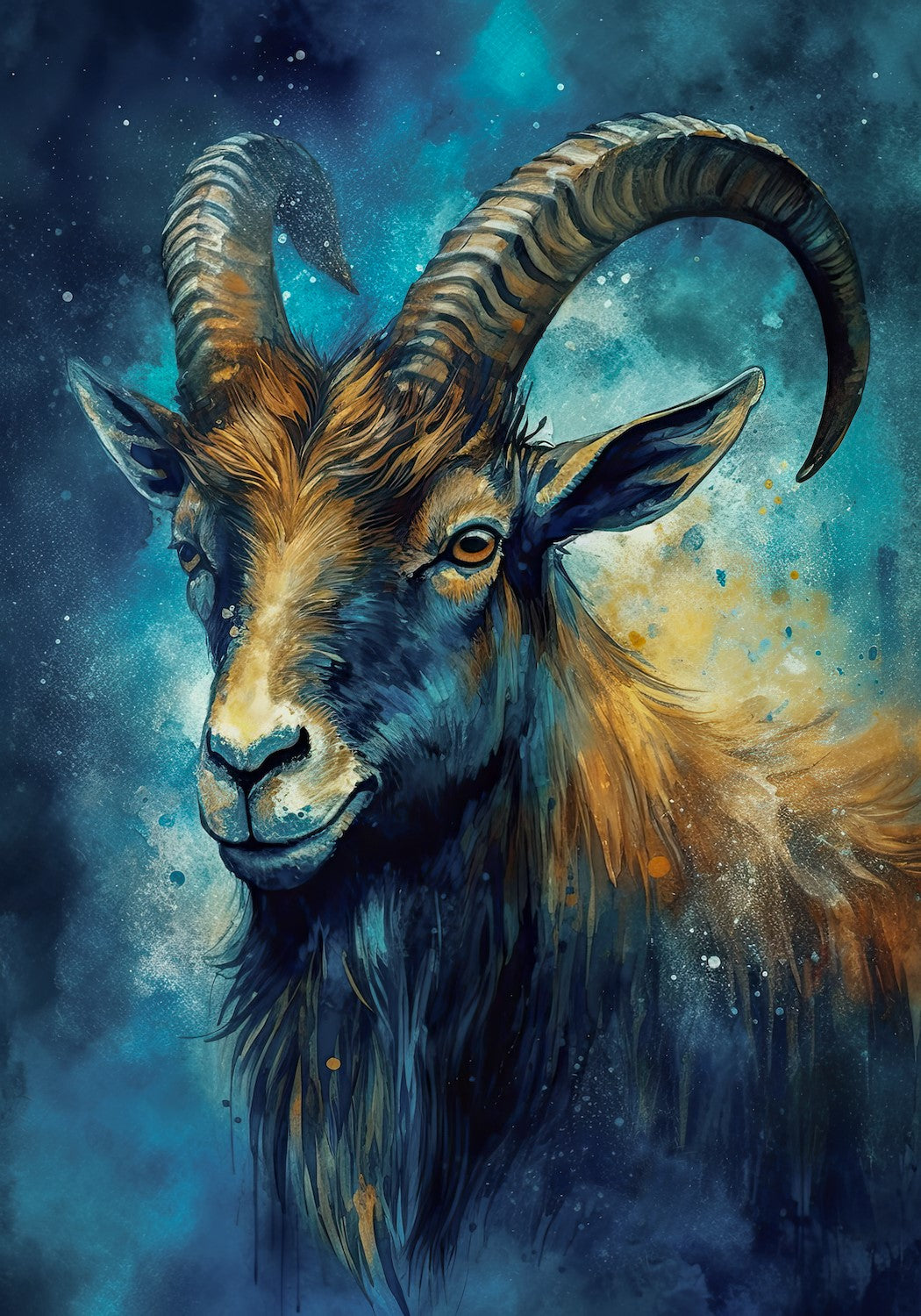 Zodiac - Capricorn Counted Cross Stitch Digital Download - Charlie's Diamond Painting