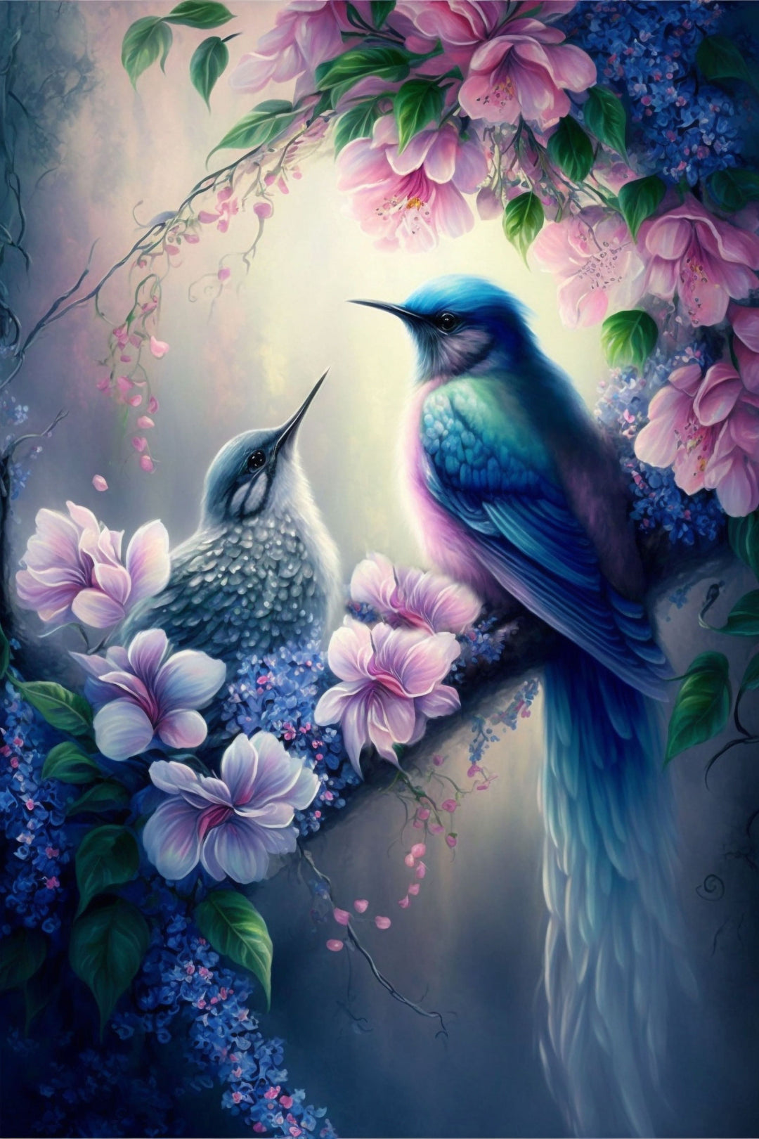 Romantic Love Birds Cross Stitch Digital Download - Charlie's Diamond Painting