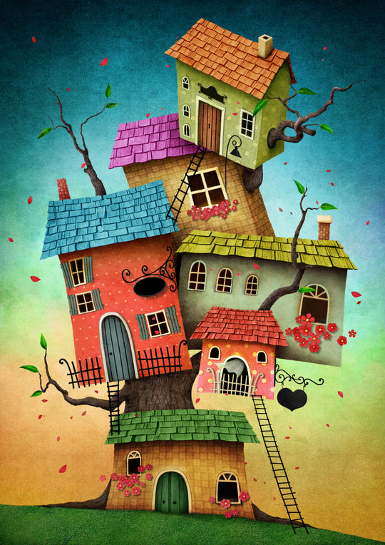 Counted Cross Stitch Tree House Digital Download Charlie's Official Store