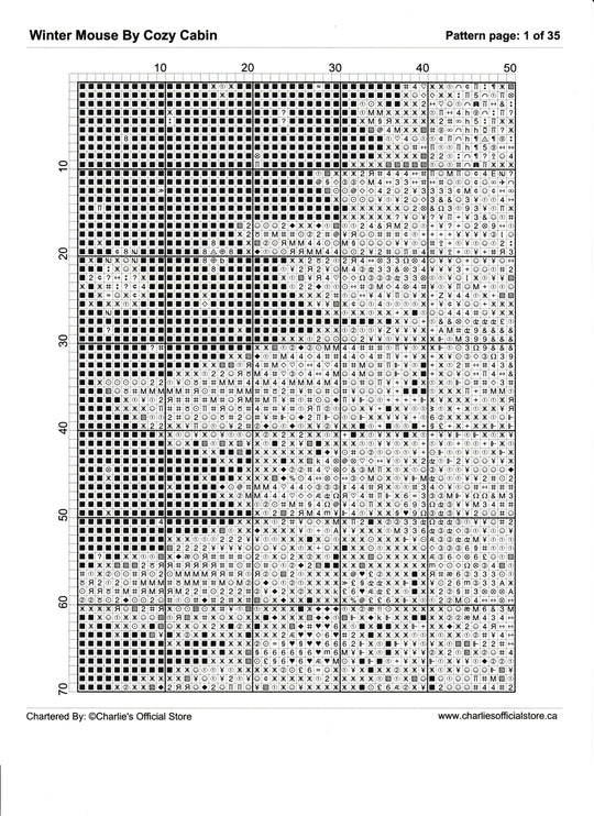 Counted Cross Stitch - Sunflower Lighthouse - Digital Download PDF File Charlie's Official Store