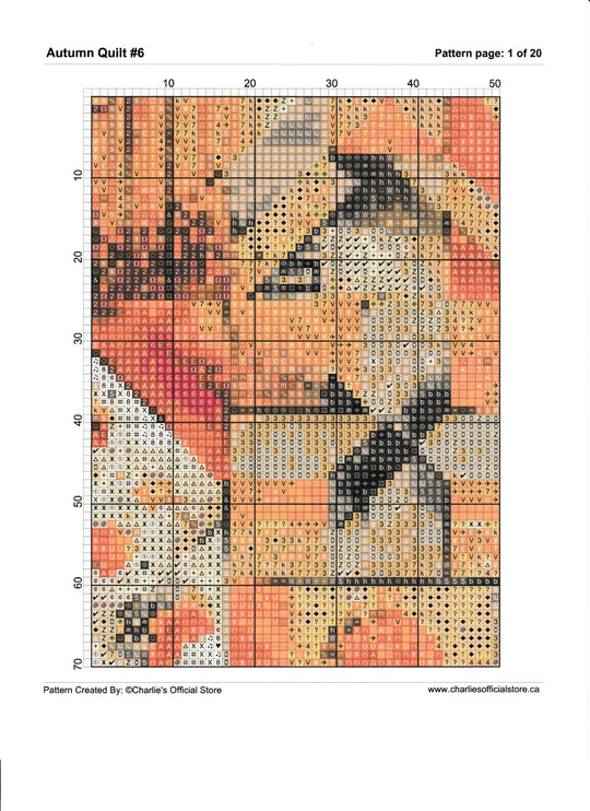 Counted Cross-Stitch Cute Halloween Witch - 1 Full Coverage Digital Download PDF File Charlie's Official Store