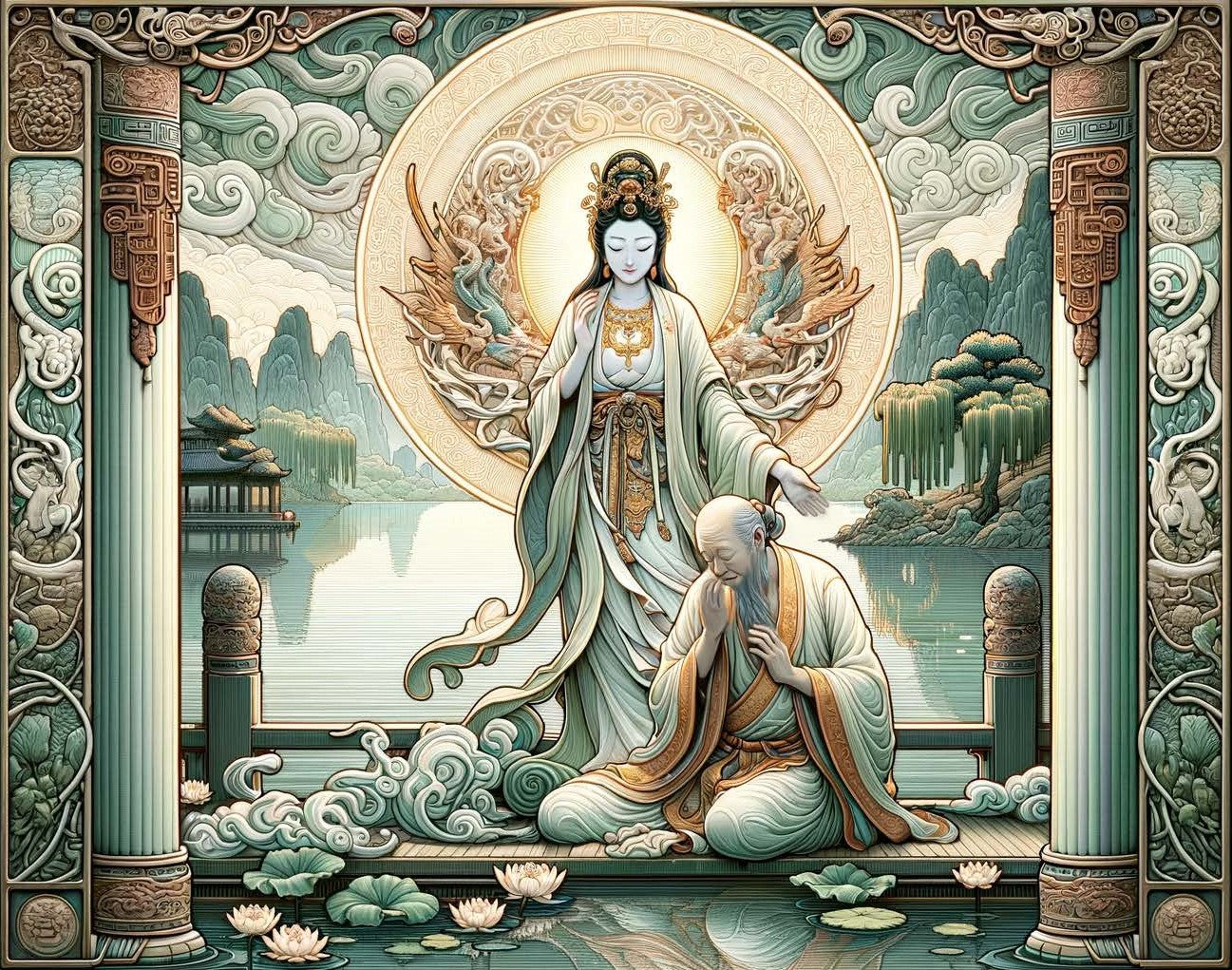 Diamond Painting Quanyin - Goddess Of Compassion Round & Square Full Coverage Charlie's Official Store