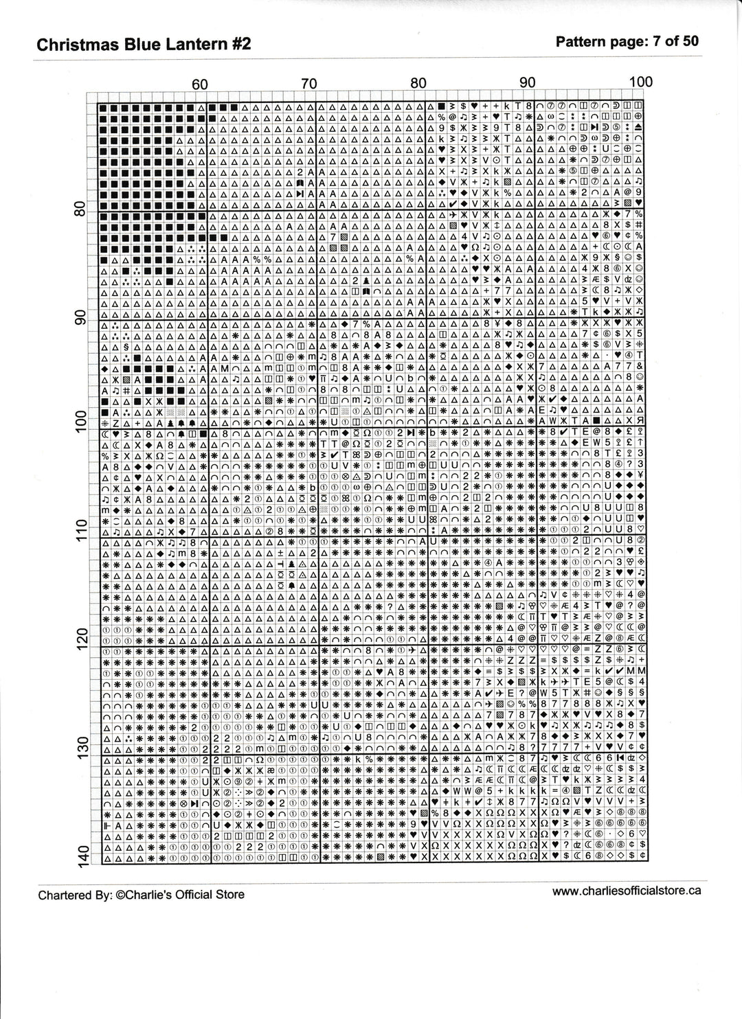 Counted Cross Stitch Quirky Girl - 3J Digital Download PDF File Charlie's Official Store