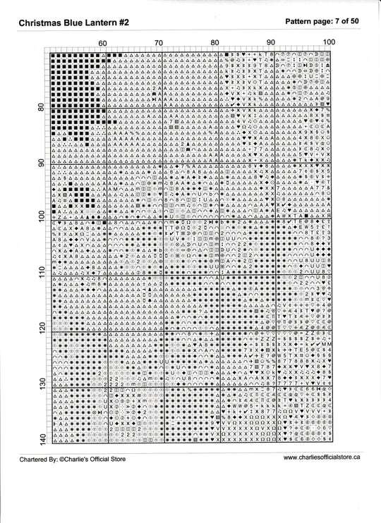 Counted Cross Stitch Quirky Girl - 3J Digital Download PDF File Charlie's Official Store