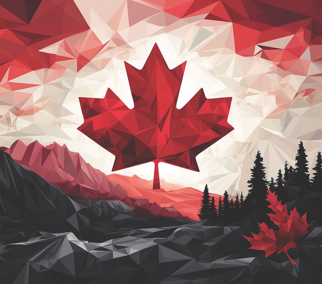 Diamond Painting - Canadian Flag - Full Coverage Round & Square / AB's & FD