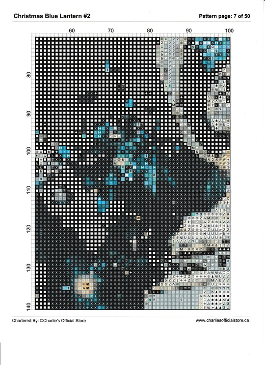 Counted Cross Stitch Quirky Girl - 3J Digital Download PDF File Charlie's Official Store