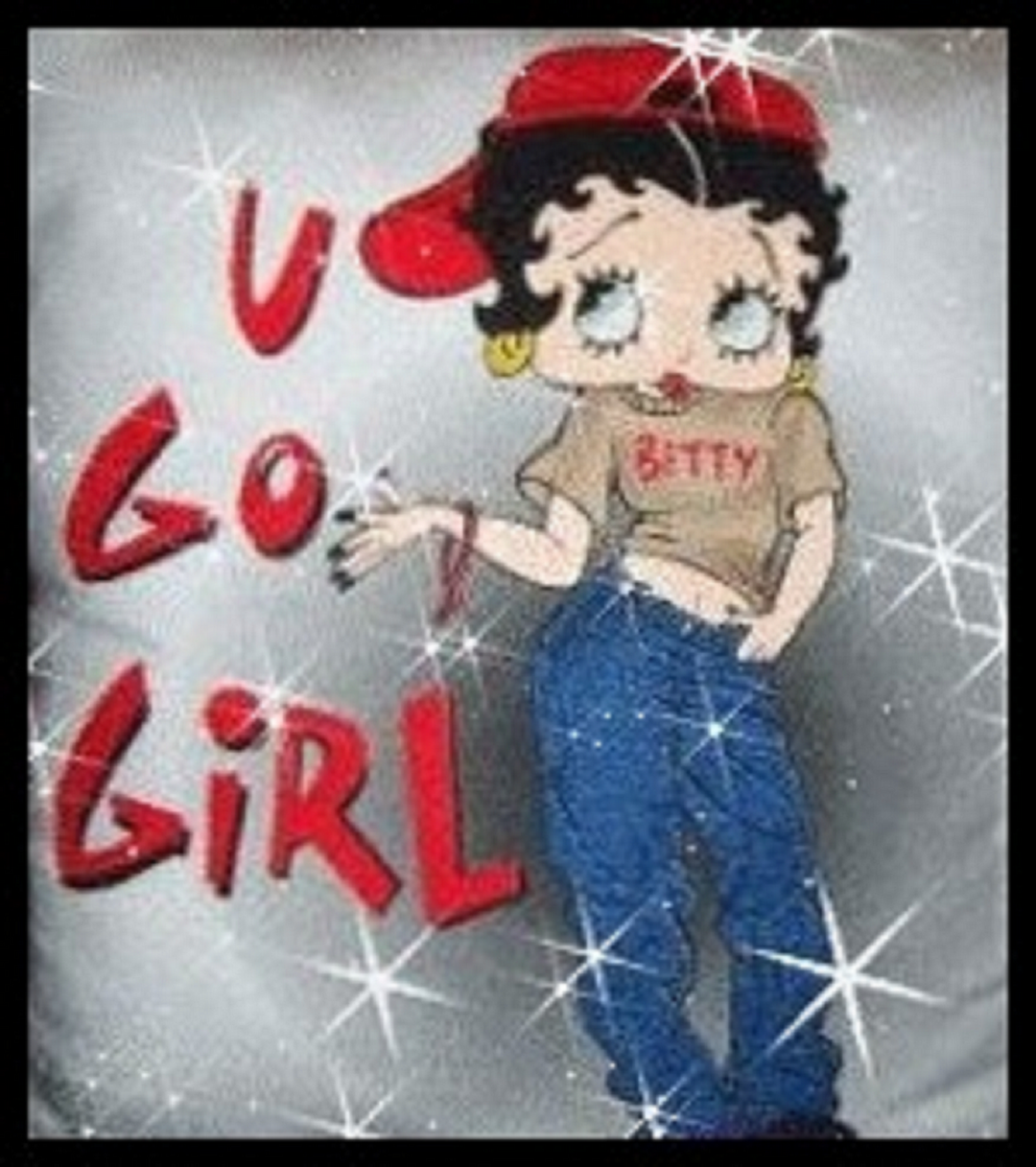 Diamond Painting Betty Boop - U Go Girl 30*40cm - Charlie's Diamond Painting